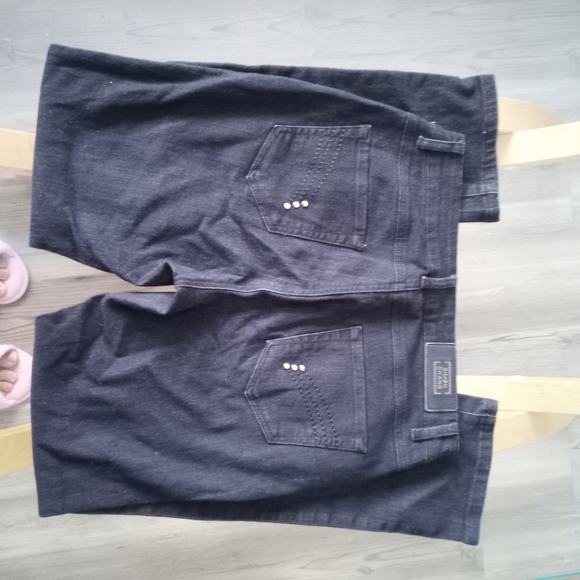 Simon Chang Black Straight Leg Women's Jeans - Picture 3 of 7